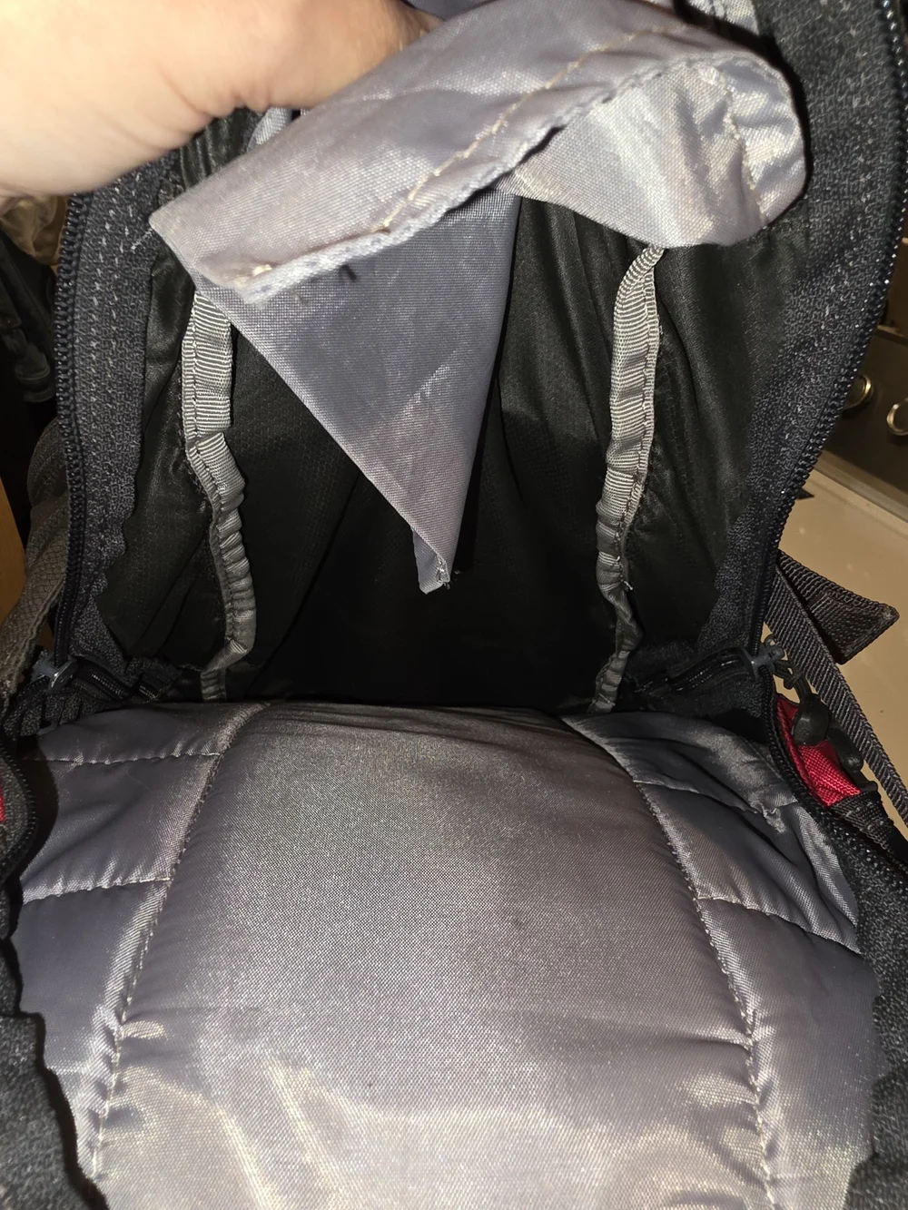 CamelBak Mule Backpack in Black with Maroon Accents